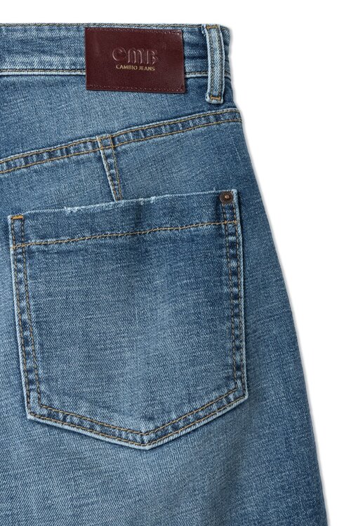 Cambio Blaue Elia Barrel Jeans
