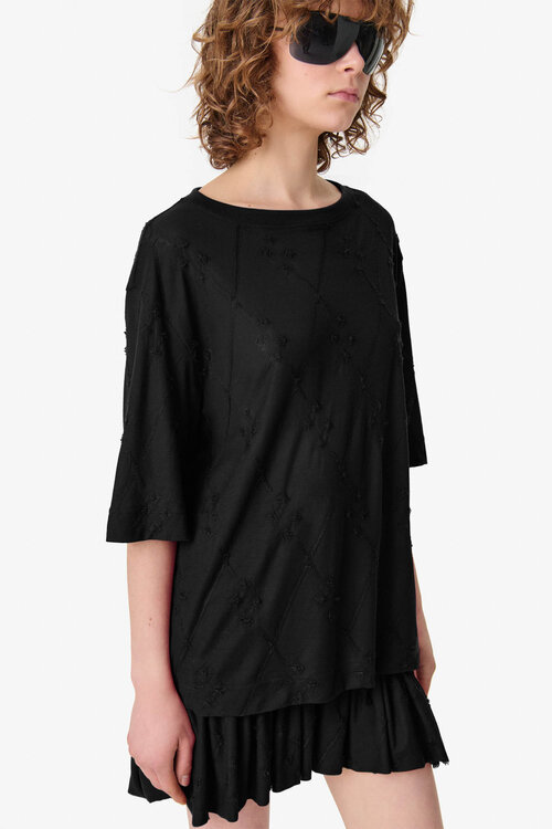 IRO Schwarzes T-Shirt