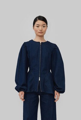 Opera Sport Vera Denim Bluse Blau