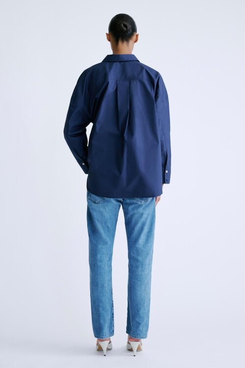 Love Stories Hailey Bluse blau