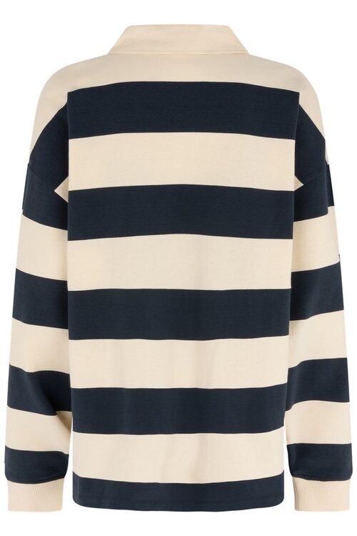 Love Stories Paul Polo Pullover blau weiß