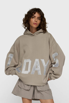 10Days Statement-Logo-Hoodie Nebel