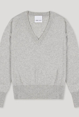 L'Ame de Julie Grauer Jazz V-Ausschnitt Kaschmirpullover