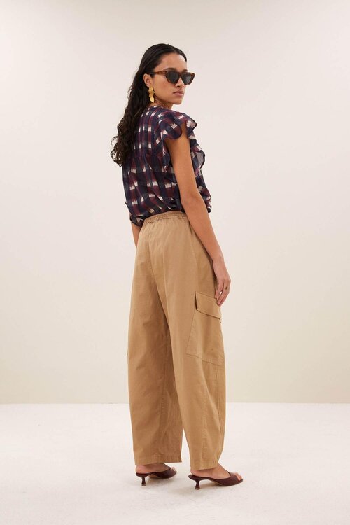 By Bar Matcha Hose Camel
