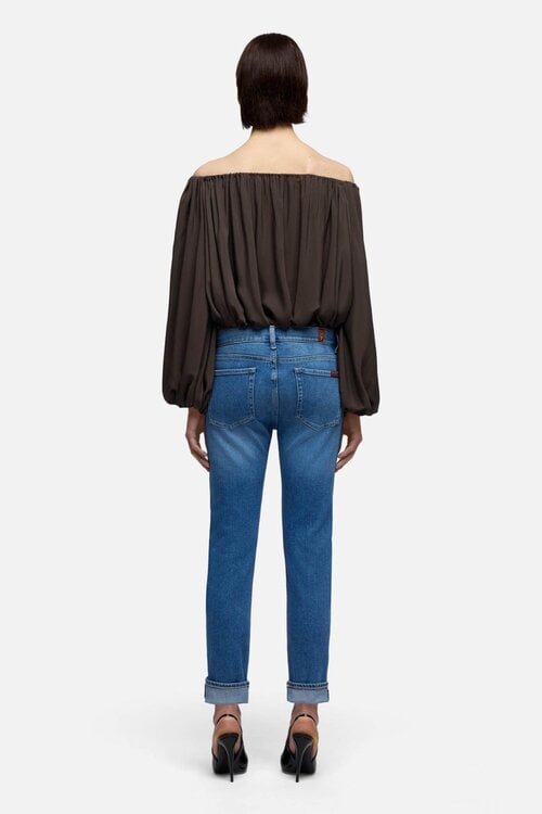 7 For All Mankind Indigo Relaxed Skinny