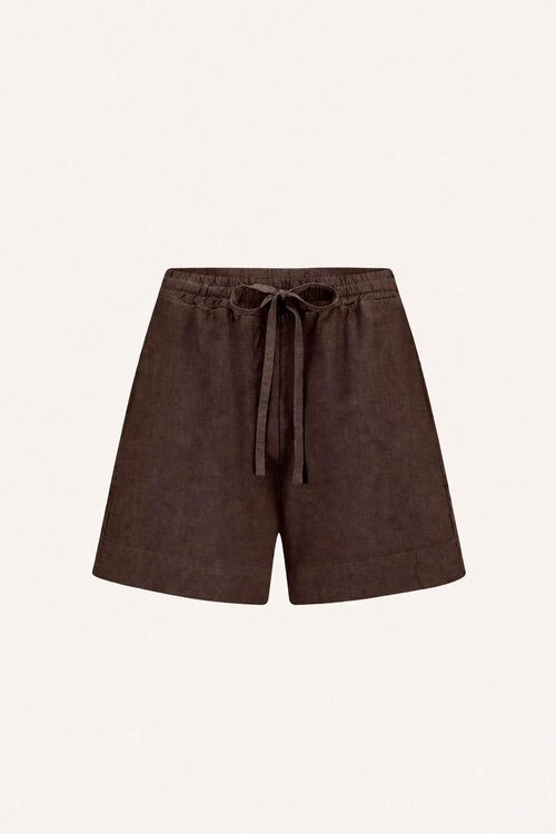By Bar Lio Leinen Shorts Braun