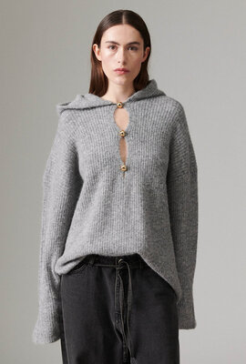 Day Birger et Mikkelsen Grauer Pullover