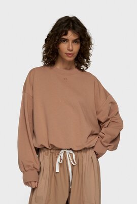10Days Plissierter Pullover Fudge