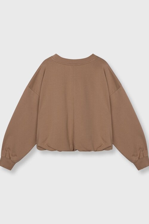 10Days Plissierter Pullover Fudge