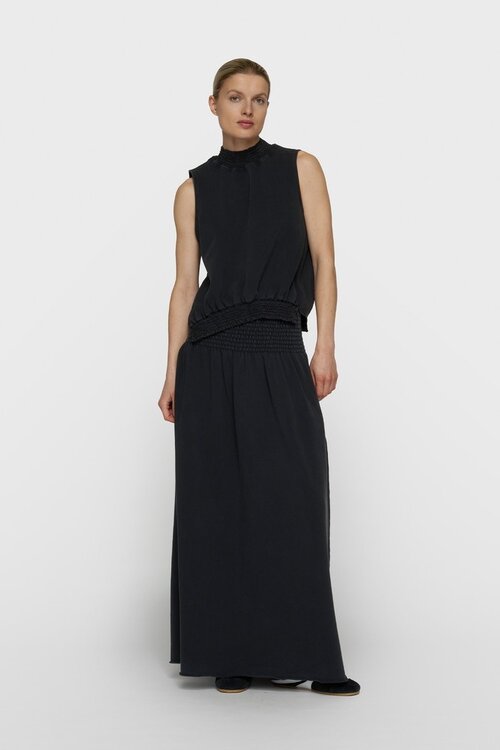 10Days Smocked Top Schwarz