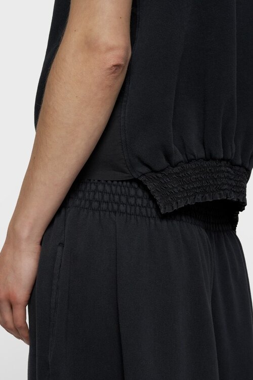 10Days Smocked Top Schwarz