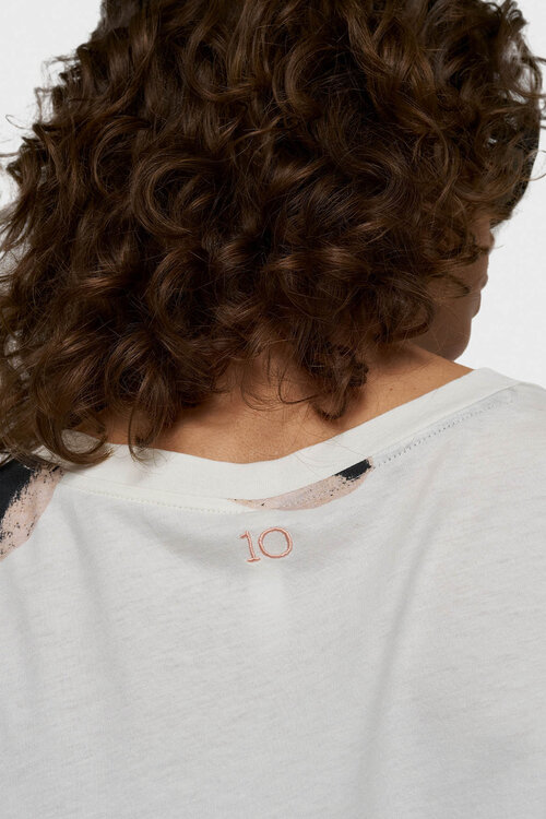 10Days Tee Blume ecru