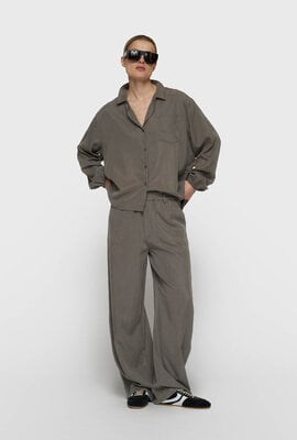 10Days Bananenhose Lyocell Nebel