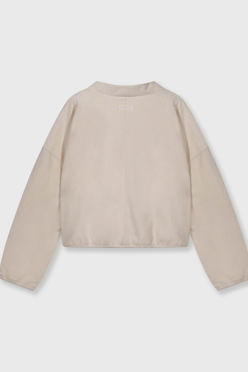 10Days gebürstete Baseball-Cardigan rosa