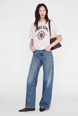 Anine Bing Jaylin T-Shirt Ecru