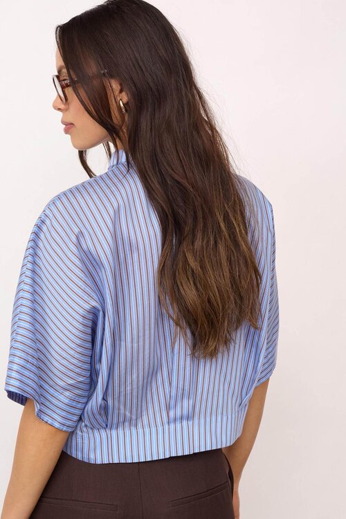 Co'couture Blaue Anica Bluse
