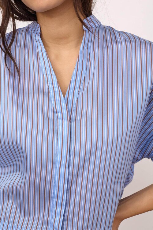 Co'couture Blaue Anica Bluse