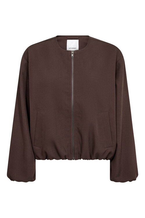 Co'couture Dunkelbraune Luna Balloon Jacke