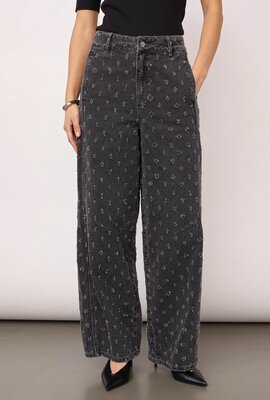 Co'couture Graue Darry Barrel Jeans