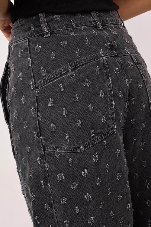 Co'couture Graue Darry Barrel Jeans