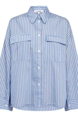 Co'couture Blaue Anica Bluse