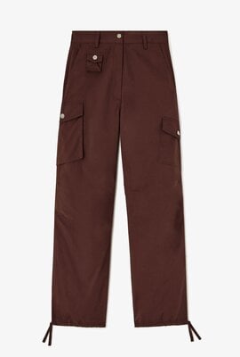 Ganni Braune Hose