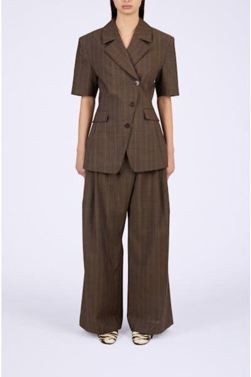 Ganni Braune Hose