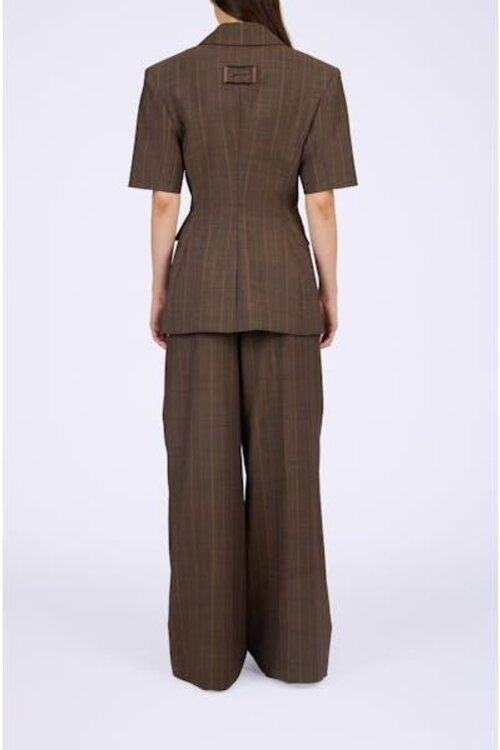 Ganni Braune Hose