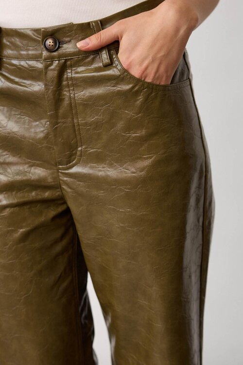 Co'couture Olive Richa Kunstlederhose