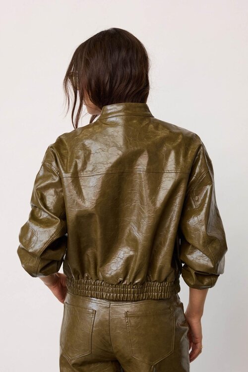 Co'couture Olive Richa Bomber Jacke