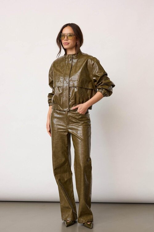Co'couture Olive Richa Bomber Jacke