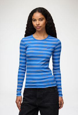 Ganni Hellblaues T-Shirt