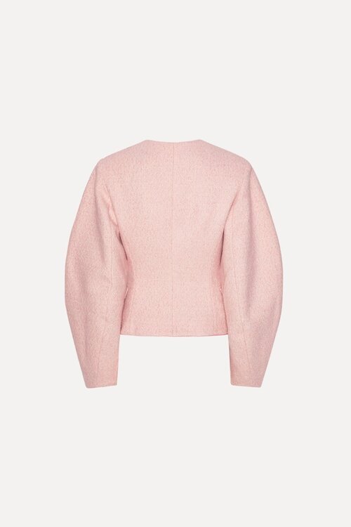 Rotate Mantel mit Kokonärmeln Rosa