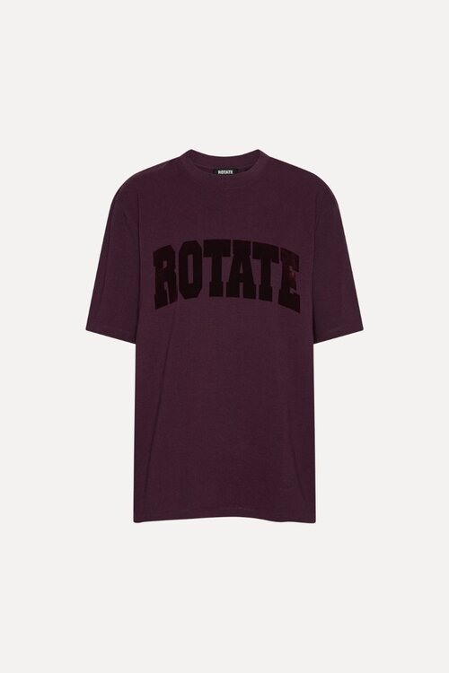 Rotate T-Shirt Oversized Bordeaux