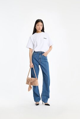 Rotate T-Shirt Oversized Weiß