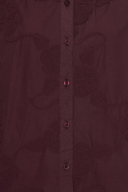 Rotate Oversized Bluse Aubergine