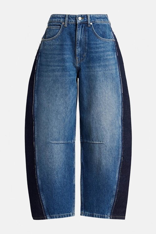 Essentiel Antwerp Barrel-Jeans Patchwork Indigo