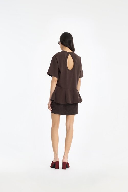 Rotate T-Shirt braun