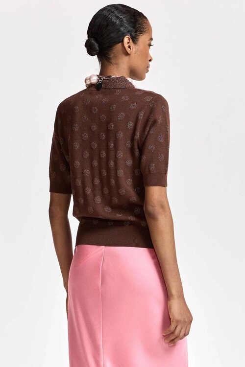 Essentiel Antwerp Polohemd mit kurzen Ärmeln Braun