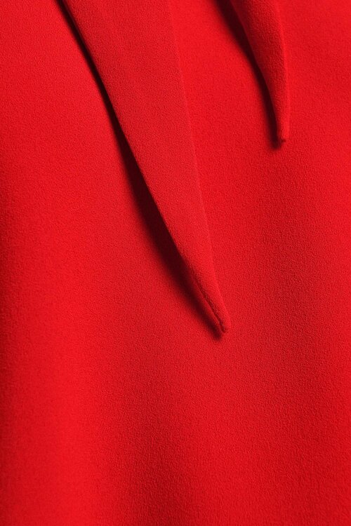 Essentiel Antwerp Bluse mit Schleifenkragen Rot