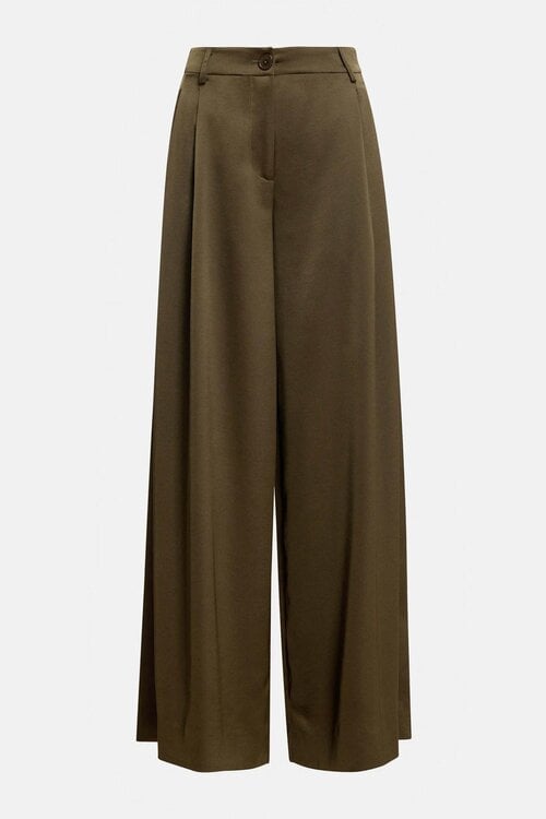 Essentiel Antwerp Wide-Leg-Hose Khaki