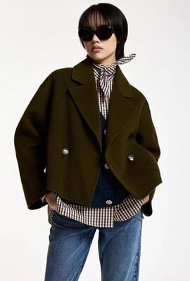 Essentiel Antwerp Kurze Jacke Khaki