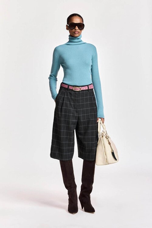 Essentiel Antwerp Wide Leg Bermuda Antra