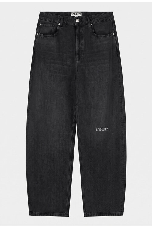 Stieglitz Teresa Barrel Jeans Schwarz