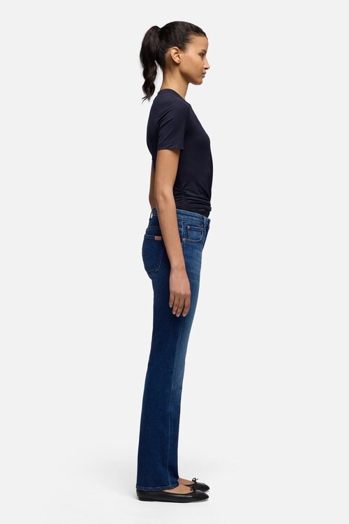 7 For All Mankind Die Slimm Jeans Dunkelblau