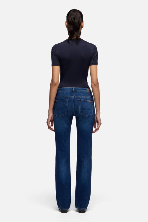 7 For All Mankind Die Slimm Jeans Dunkelblau