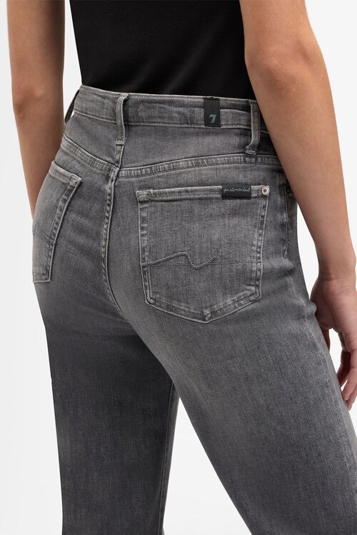 7 For All Mankind Dojo Flared Jeans Grau
