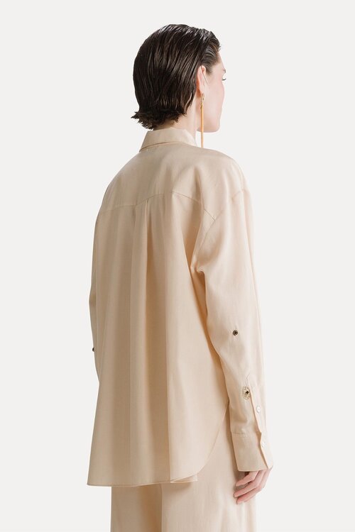 Forte_Forte Bluse Sand