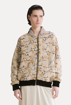 Forte_Forte Cherry Blossom Bomber Sand
