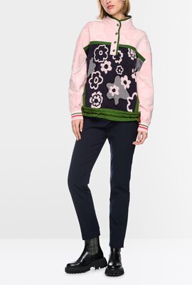 Marc Cain Pullover mit Stehkragen rosa